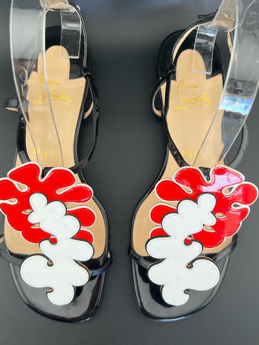 Christian Louboutin Cloudy Night Slingback Sandals - Picture 4 of 10